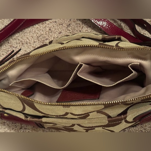 COACH COLETTE EAST/WEST SHOULDER BAG IN SIGNATURE FABRIC F23072 - Picture 6 of 12